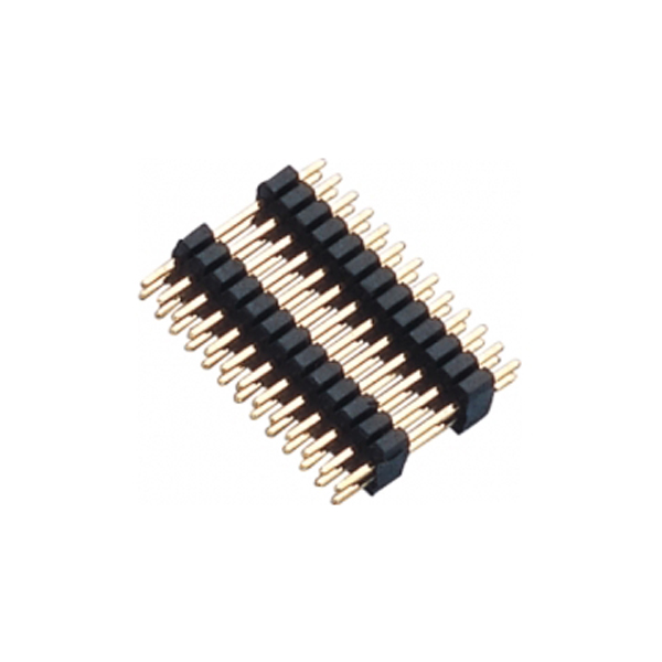 1.0排针 双排双塑180度直针