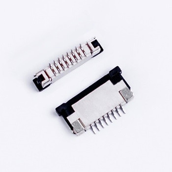 FPC连接器1.0mm间距 H2.5 拉拔式 上接